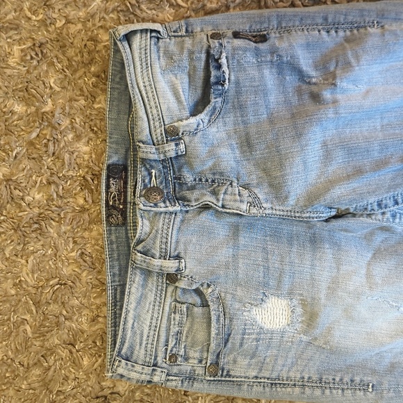 Silver Jeans Co Sam Boyfriend Size W25/L28 Jeans - Picture 4 of 8